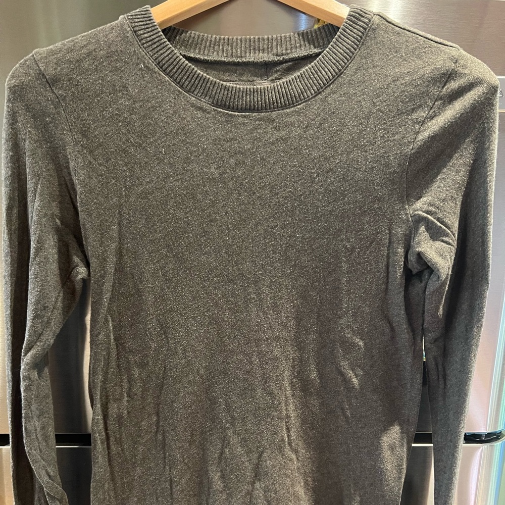 Gray Long Sleeve Shirt